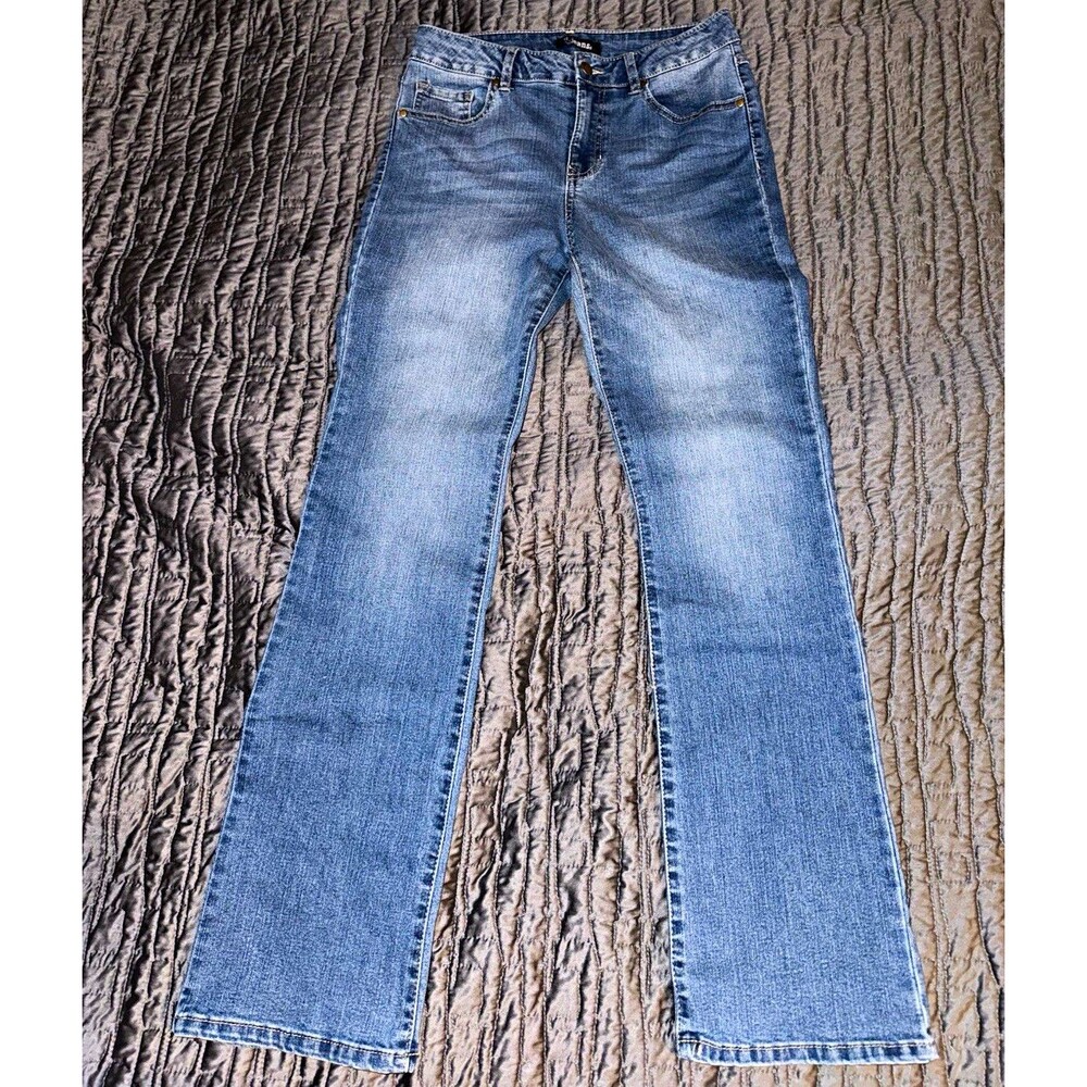 d.jeans woman’s Size 8 Blue Medium Wash Bootcut Denim Jeans Cotton Blend 29"
